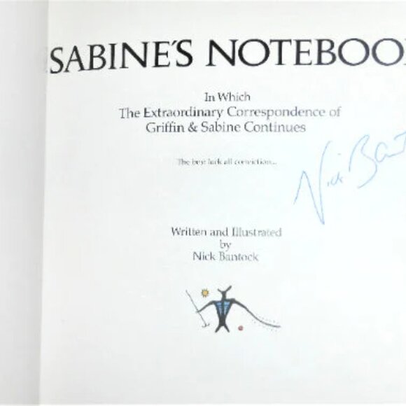 4 SIGNED Nick Bantock Books EGYPTIAN Jukebox Griffen Sabine Notebook - Picture 6 of 10